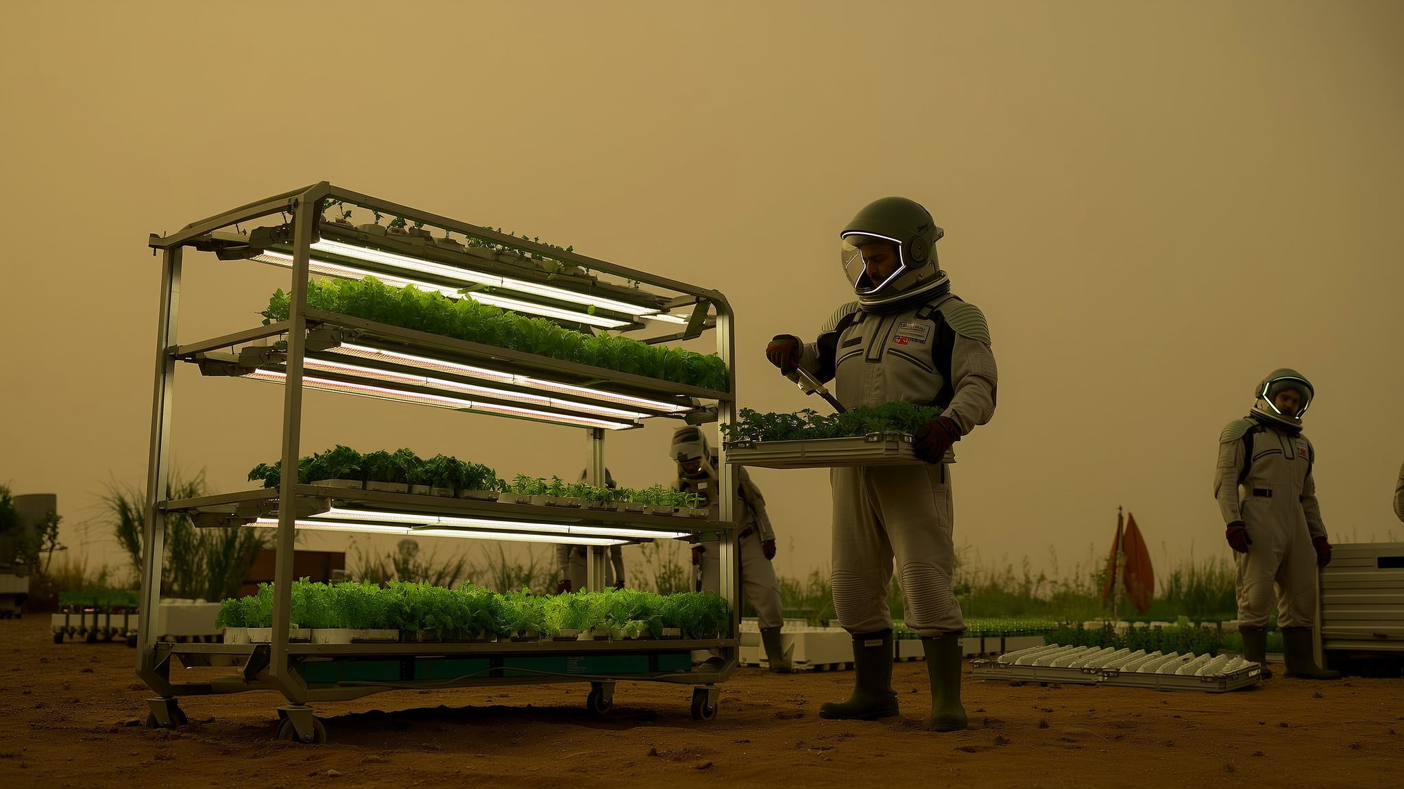 Jezero Greenhouse Cooperative Sends First Herb Shipment to Areopolis Kitchens